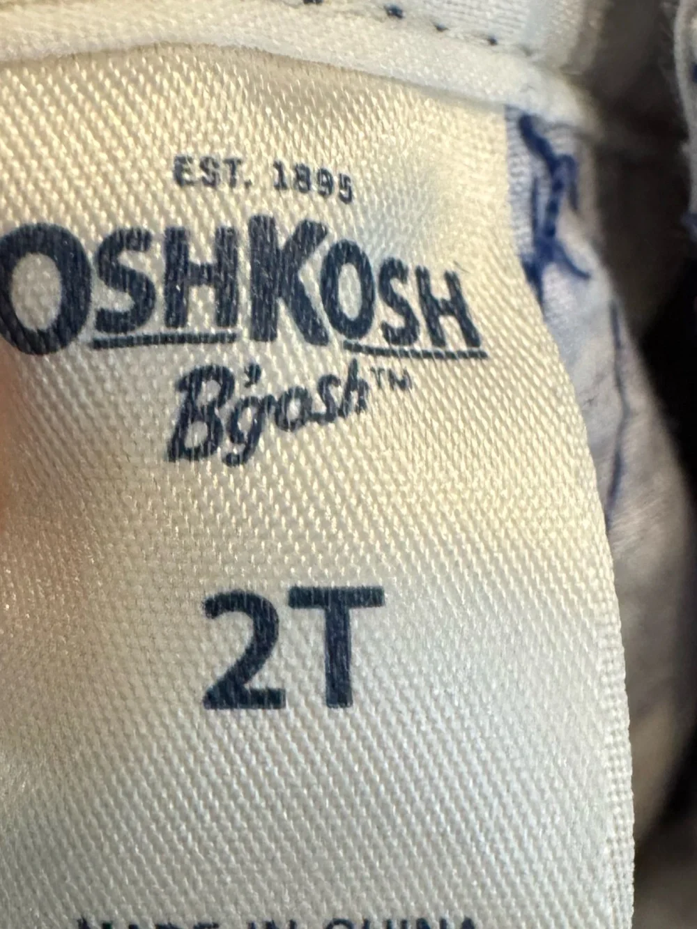 OshKosh B'gosh Floral V Back Overalls
